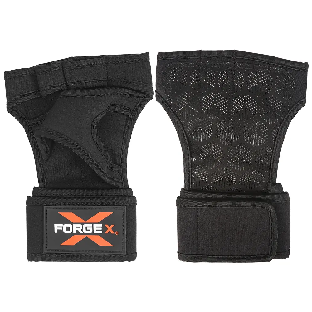 [GUGYBK001] GUANTES GIMNASIO BLACK  (M)